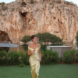 Bárbara - Maxi Kleid aus Satin