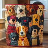Perros Coloridos | Cesto de Ropa Hecho a Mano