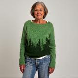 Tiia - Strickpullover mit auffälligem Muster