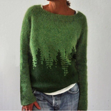 Tiia - Strickpullover mit auffälligem Muster