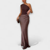 Cássia - Langes Plissiertes Kleid