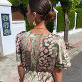 Constança - Blumenkleid mit Raffung