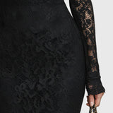 Aada | Elegantes Spitzen-Maxikleid