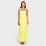 Flóssi - Gelbes Maxi-Kleid