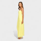 Flóssi - Gelbes Maxi-Kleid