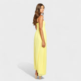 Flóssi - Gelbes Maxi-Kleid