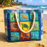 Cartera de Playa Hecha a Mano | Tortuga Tranquila