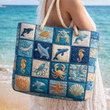 Cartera de Playa Hecha a Mano | Vida Marina