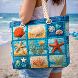 Cartera de Playa Hecha a Mano | Conchas Costera