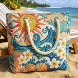 Cartera de Playa Hecha a Mano | Halo Cálido