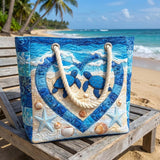 Cartera de Playa Hecha a Mano | Serenidad de Tortuga