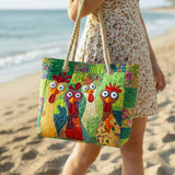 Cartera de Playa Artesanal | Pollo Funky