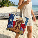 Cartera de Playa Hecha a Mano | Orgullo de Texas