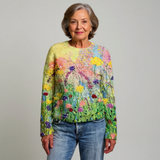Ella - Strickpullover mit auffälligem Muster
