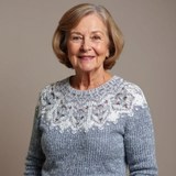 Kaisa - Strickpullover mit auffälligem Muster