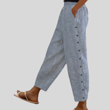 Elisabet - Knopflose Streifenhose
