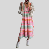 Ansa - Boho Bequemes Kleid