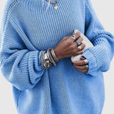 Lilja - Collegepullover mit weichem Griff