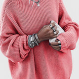 Lilja - Collegepullover mit weichem Griff