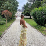 Julieta - Langes Kleid mit Rüschen