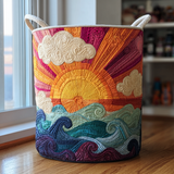 Sol Radiante | Cesto de Ropa Hecho a Mano