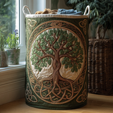 Árbol de la Vida | Cesto de Ropa Hecho a Mano
