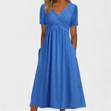 Nora - Minimalistisches Leinenkleid