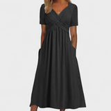 Nora - Minimalistisches Leinenkleid