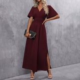 Eterna - Elegantes Schwarzes Maxikleid
