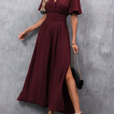 Eterna - Elegantes Schwarzes Maxikleid