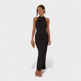 Camila - Langes Kleid mit Falten