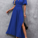 Eterna - Elegantes Schwarzes Maxikleid