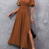 Eterna - Elegantes Schwarzes Maxikleid