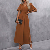 Eterna - Elegantes Schwarzes Maxikleid