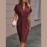 Caia - Midi-Briefkasten-Kleid