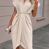 Caia - Midi-Briefkasten-Kleid