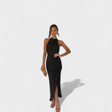 Camila - Langes Kleid mit Falten