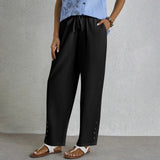 Airi - Entspannende Hose mit Knopf