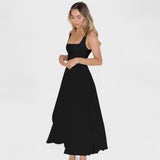Maribel - Midi-Kleid mit quadratischem Ausschnitt
