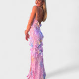 Julieta - Langes Kleid mit Rüschen