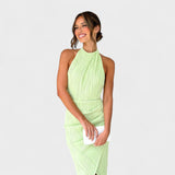 Camila - Langes Kleid mit Falten