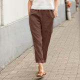 Aava - Offene Hosen mit Taschen