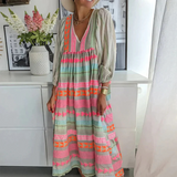 Ansa - Boho Bequemes Kleid