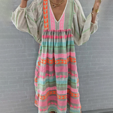 Ansa - Boho Bequemes Kleid