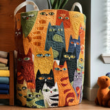 Gato | Cesto de Ropa Hecho a Mano