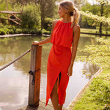 Línea - Elegantes Midi-Kleid