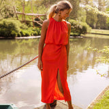 Línea - Elegantes Midi-Kleid
