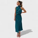 Alba - Samtige Eleganz Kleid