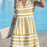 Auli - Geometrisches Sommerkleid