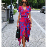 Amélia - Midi Blumenmuster Kleid